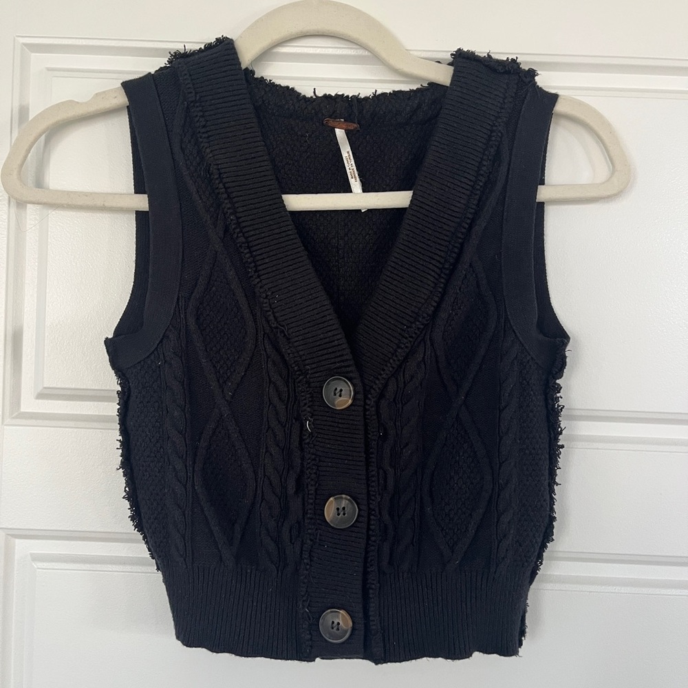 Free People sweater vest!